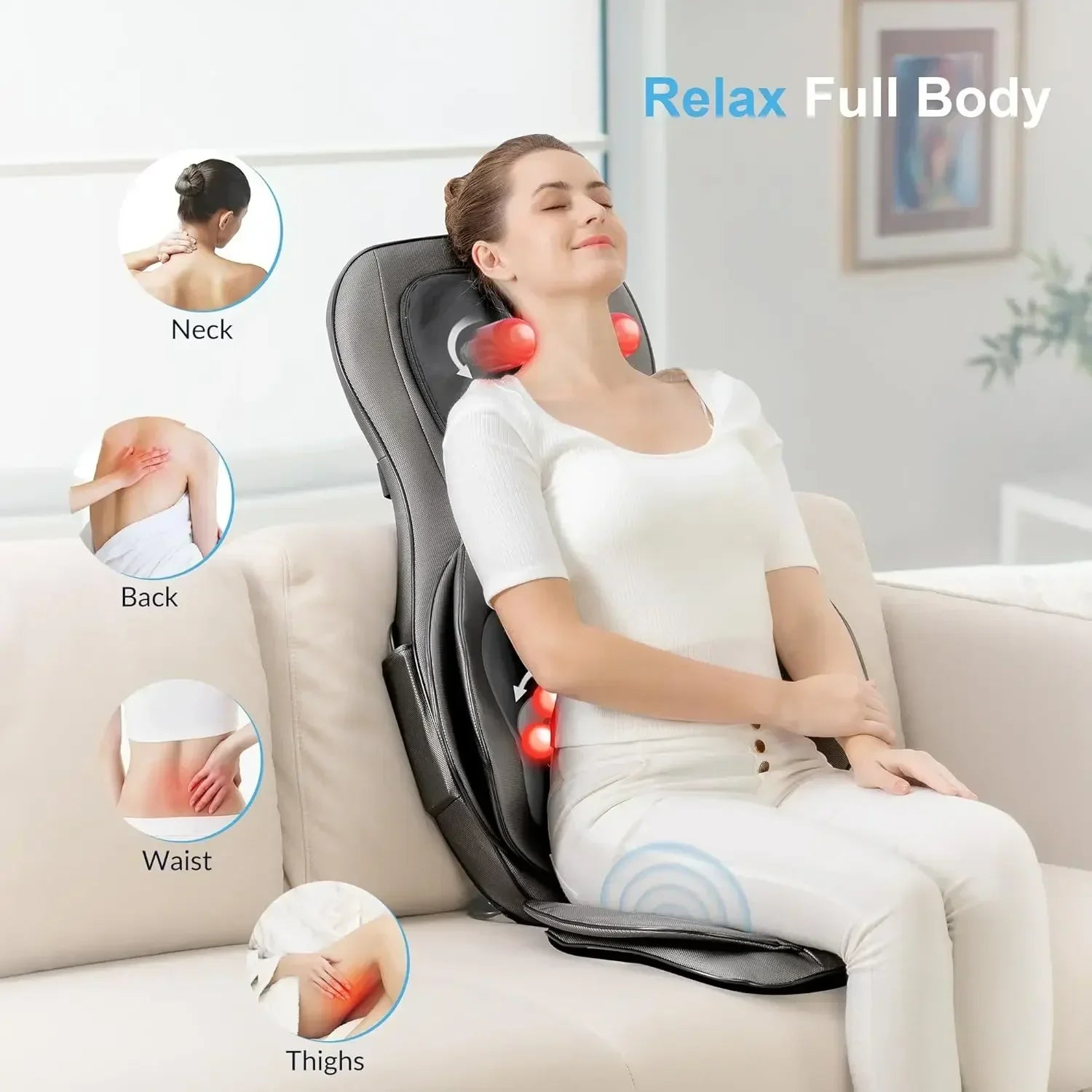 Shiatsu Neck Back Massager with Heat