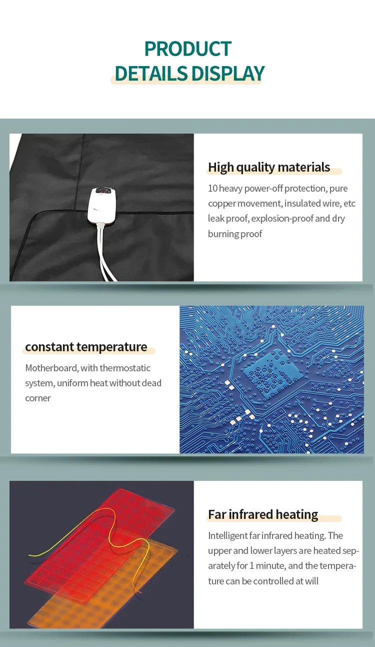 Infrared Sauna Blanket for Weight Loss and Detox